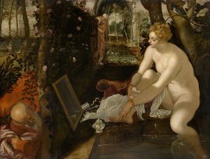 Image: Tintoretto, Susanna and the Elders. Circa 1555. Vienna, Kunsthistorsiches Museum.