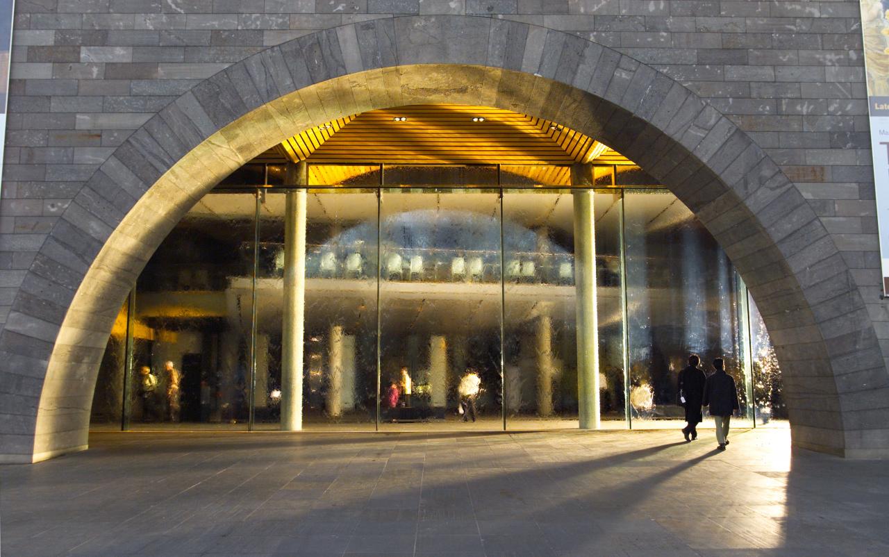 A photograph of the entrance to the NGV