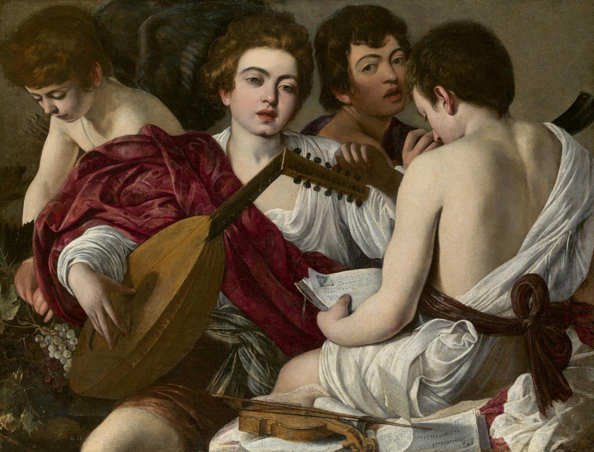 Caravaggio's painting 'The Musicians'